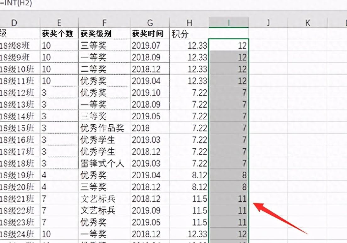 Excel表格技巧—取整函数怎么用插图12