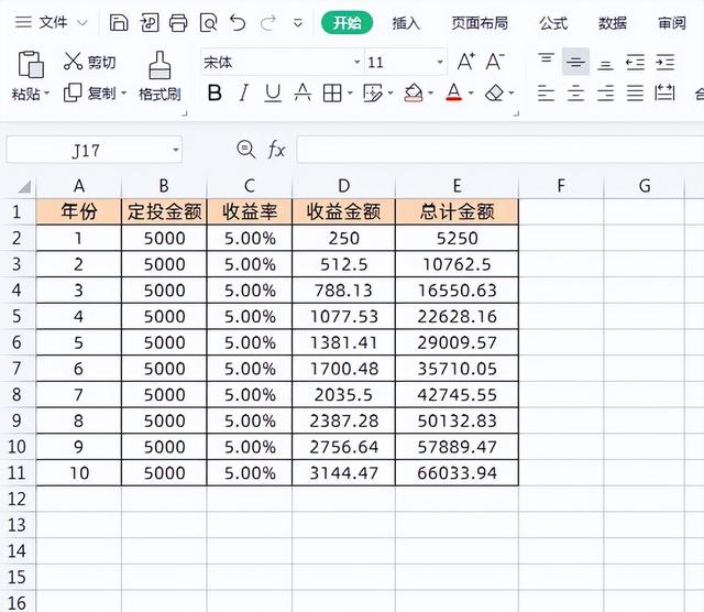 10分钟学会用Excel制作复利对照表，值得学习收藏！插图2