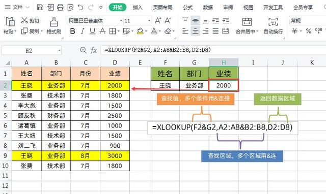 Excel中XLOOKUP函数和SUMIFS函数太好用了，职场必学！插图2