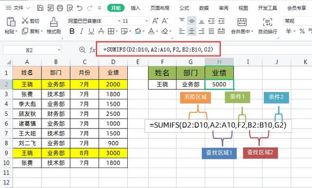 Excel中XLOOKUP函数和SUMIFS函数太好用了，职场必学！插图4