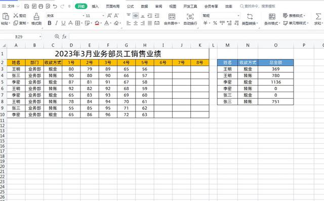 Excel表格数据进行多条件多列求和，使用SUMPRODUCT函数轻松解决插图