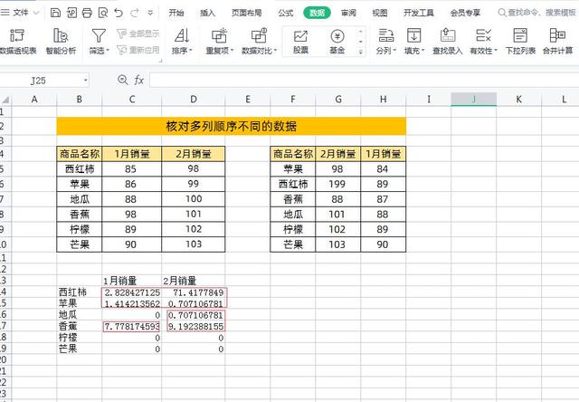 核对Excel表格数据的常用方法和技巧，学会了不到1分钟轻松搞定！插图26