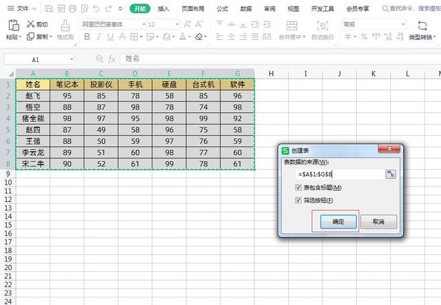 Excel表格录入数据时，如何自动添加表格边框，这2种方法很实用插图2