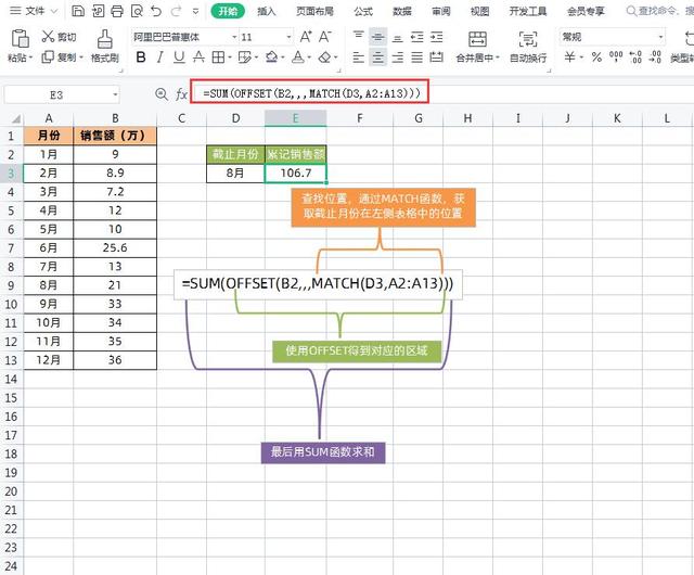 Excel根据月份动态累计求和，XLOOKUP函数有妙用，高手都未必会！插图2