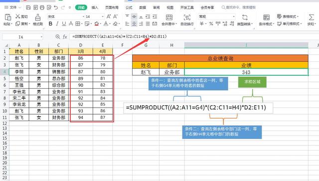 大神级求和函数SUMPRODUCT真好用，你知道用逗号与乘号的区别吗？插图10