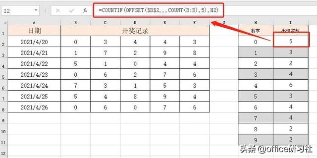 Excel制作动态数据表，一个函数就搞定插图6