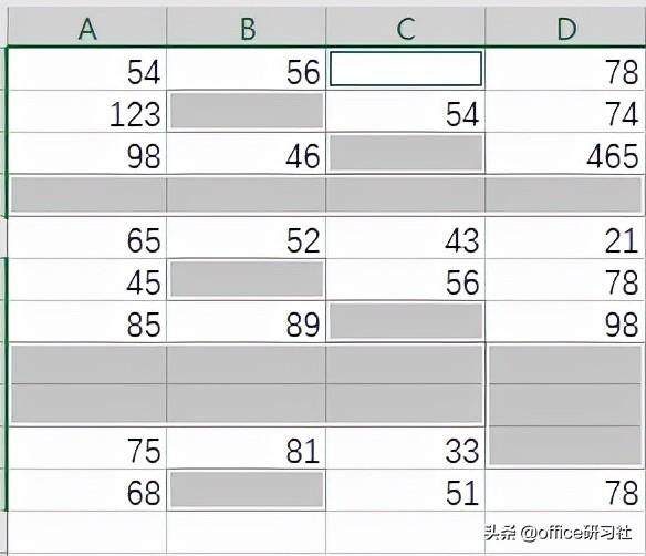 Excel 里乱七八糟的空行，怎么删？插图2