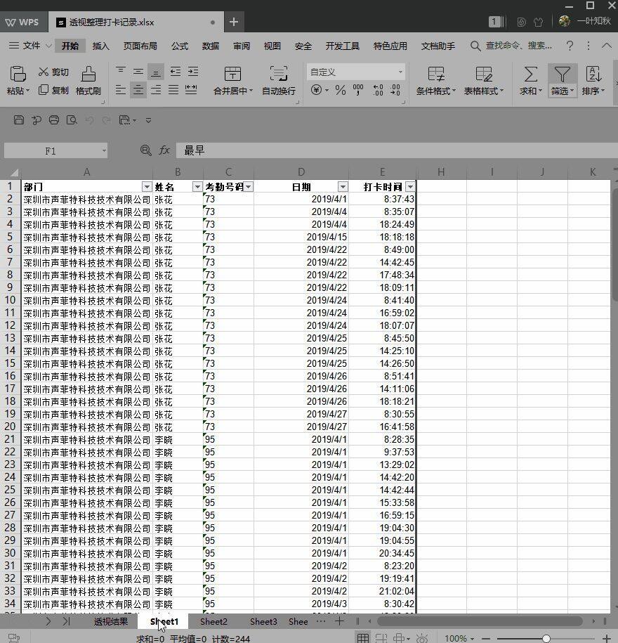 WPS小技巧：一键取消隐藏的工作表插图6