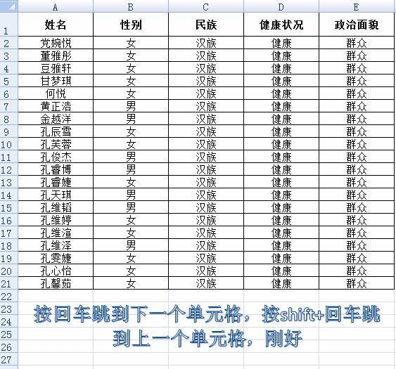 Excel中那些被遗忘的ctrl、hift、箭头组合键的妙用插图2