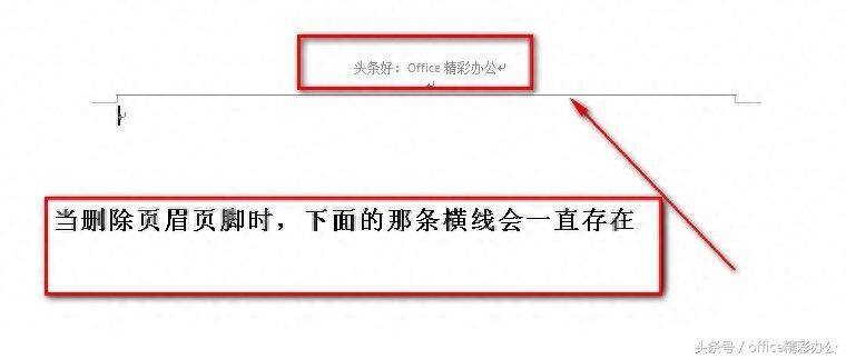 word去掉页眉页脚下面的横线的方法插图