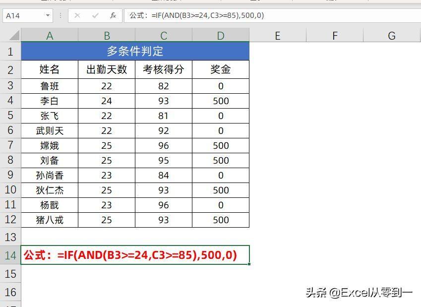 2组Excel函数公式，可直接套用，小白也能变大神"