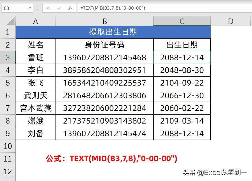 2组Excel函数公式，可直接套用，小白也能变大神"