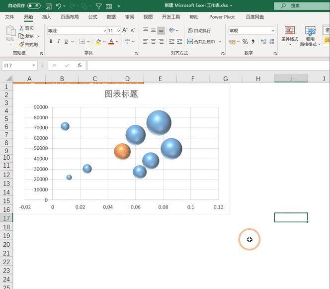 Excel制作四象限气泡图，公司产品好坏一目了然插图6