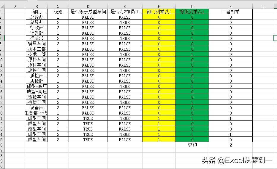 一个函数搞定8类问题隔行求和，条件计数，条件求和，表格转换插图12