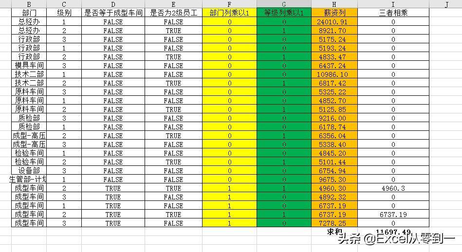 一个函数搞定8类问题隔行求和，条件计数，条件求和，表格转换插图20