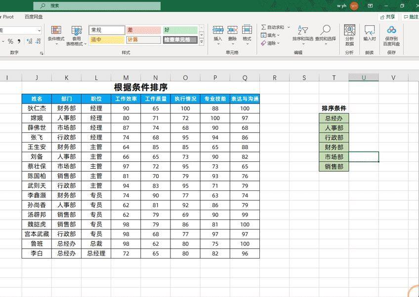 老板让我根据条件排序，我不会，同事说用vlookup函数一分钟搞定插图2