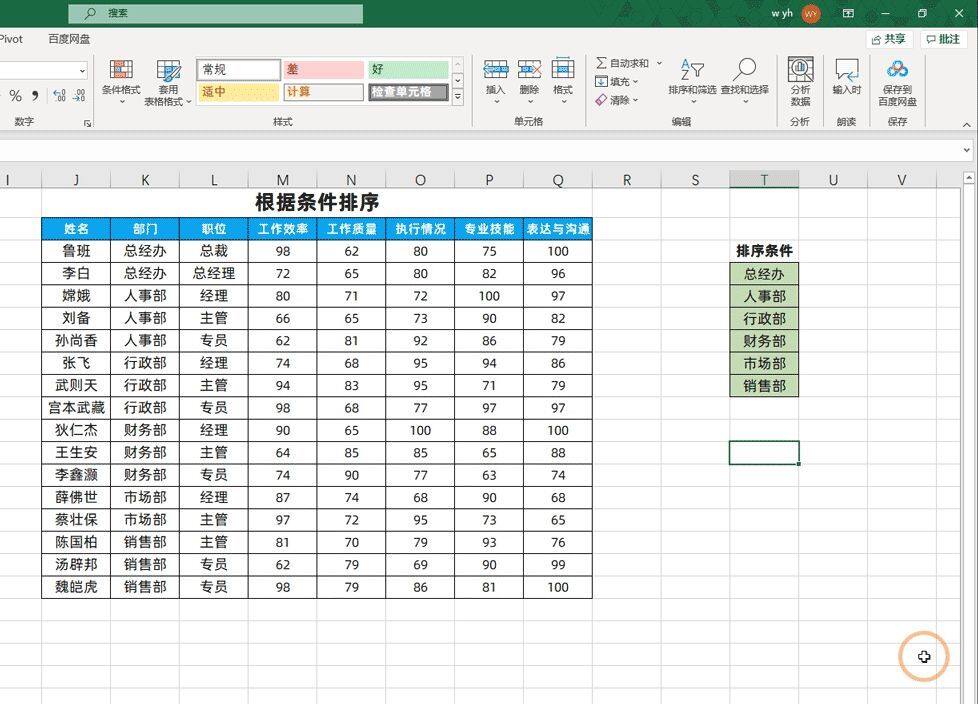 老板让我根据条件排序，我不会，同事说用vlookup函数一分钟搞定插图4