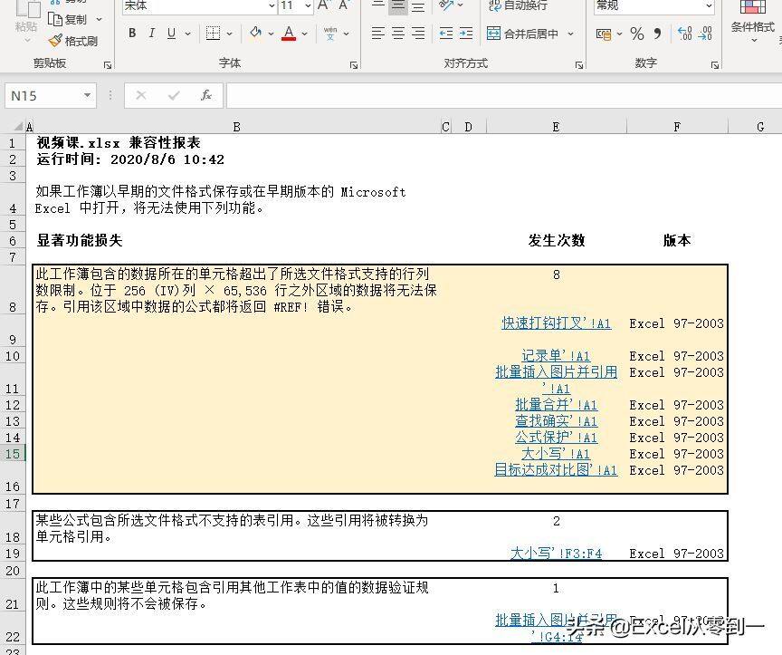 老板让我制作工作表目录，我不会，同事利用excel兼容性3步搞定插图4