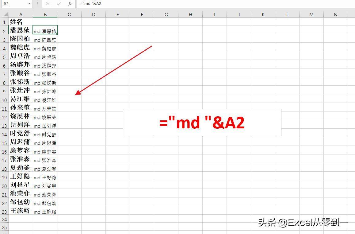 借助excel，批量新建指定名称的文件夹，再也不用一个一个创建了插图2