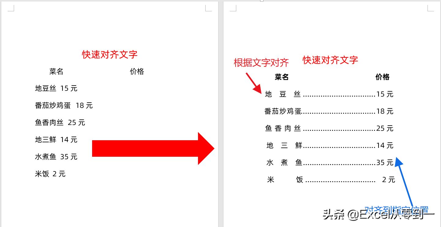 不要再敲空格了，对齐Word中的文字，分享2个技巧解决80%的问题插图