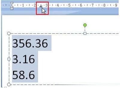 Powerpoint教程之快速对齐小数点插图4