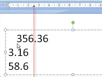 Powerpoint技巧分享:快速对齐小数点插图6