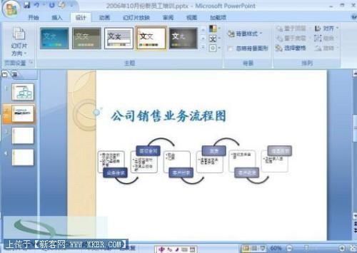 PowerPoint2007用SmartArt制作精美业务流程图插图6