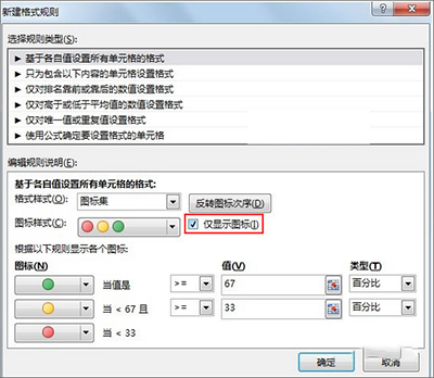 Excel2013怎么用红灯图标记录工作情况?插图2