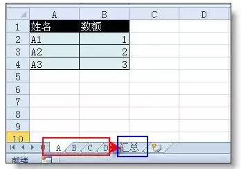 excel函数公式合并多个工作表的方法插图