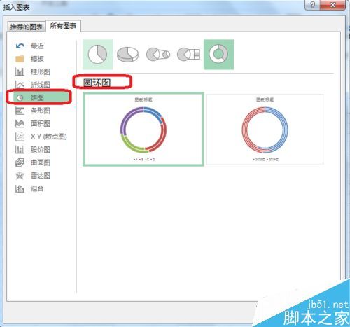 Excel怎么制作环形图表插图4