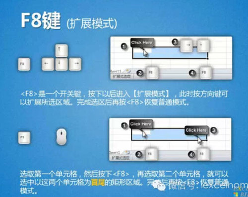 Excel 13种选取单元格区域的方法插图4