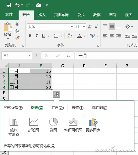 Excel 2016图表美化4个技巧插图2