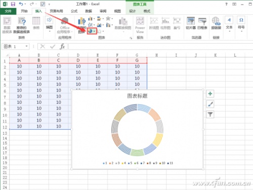 Excel怎么制作南丁格尔玫瑰图插图2