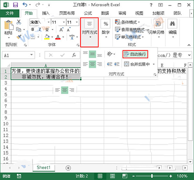 Excel2013怎么进行排版?插图4