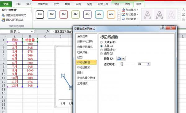 excel中怎么设计炫酷折线图插图8