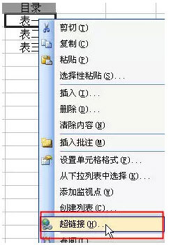 制作excel表格目录的方法插图2