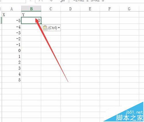 Excel2016要怎么绘制函数图像插图4