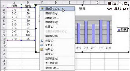 Excel表格中只打印图表以外区域怎么设置插图