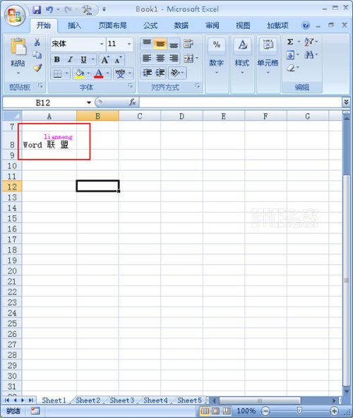 Excel2007中如何给一些陌生汉字标注拼音字母?插图10