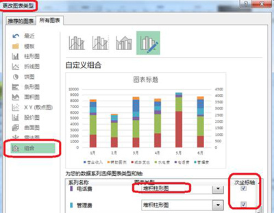 Excel2010如何制作成多列堆积图插图12