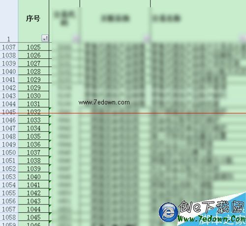 多行Excel中怎么插入行时保持表格编号连续?插图