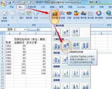 excel2013如何添加修改图表标题插图