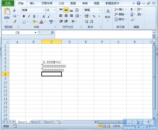 Excel2010表格数字变科学计数法怎么办?插图8