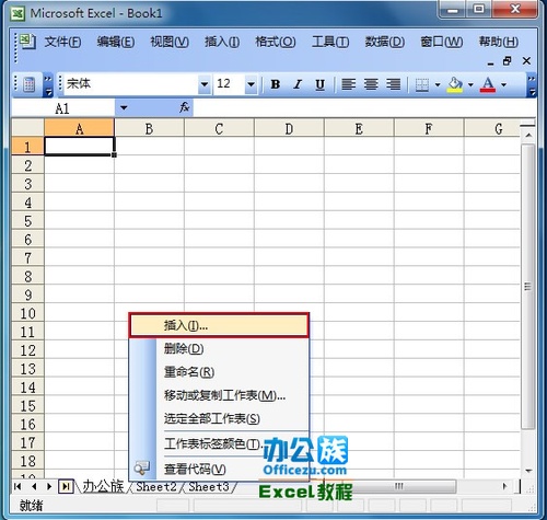 Excel如何添加工作表及修改工作表标签名默认为Sheet1插图