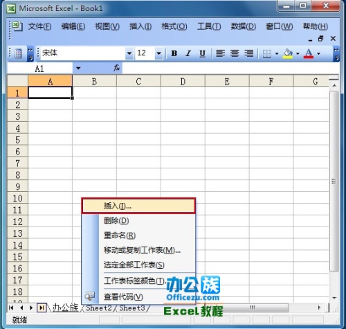 Excel如何添加工作表及修改工作表标签名默认为Sheet1插图2