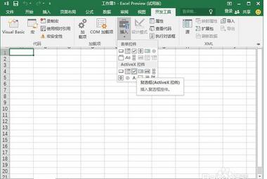 excel2007加入两对单选框怎么实现插图2