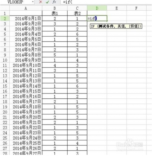 如何用excel比较两列数据大小(函数if)?插图