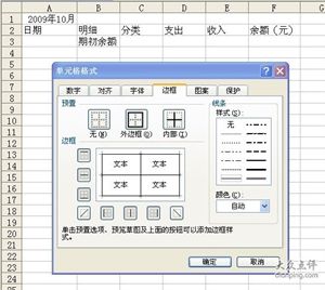 如何做EXCEL记账表格插图6