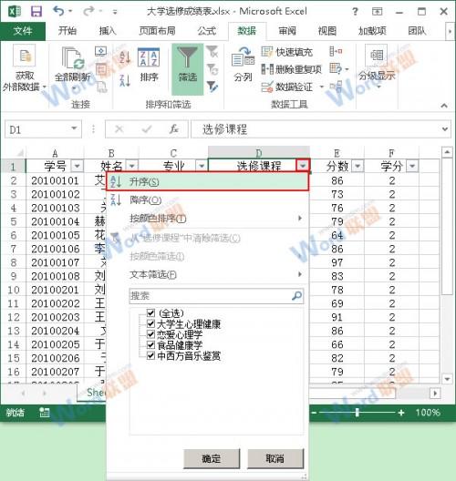 在Excel2013中如何使用分类汇总功能插图2